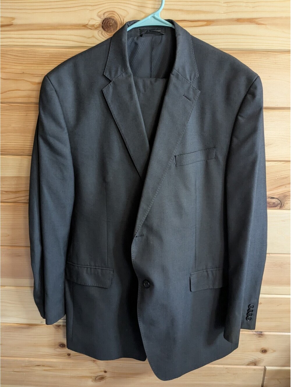 Men's Suit Separates 2-Piece, Pant/Jacket Size ? see photo, Gray/Blackish Color
